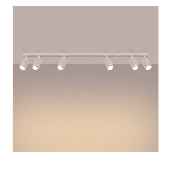 Kreminės spalvos taškinis šviestuvas 6,5x117 cm Gleam – Sollux-image-2