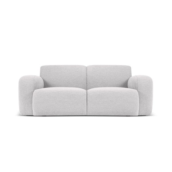 Sofa šviesiai pilkos spalvos iš boucle 170 cm Molino – Micadoni Home