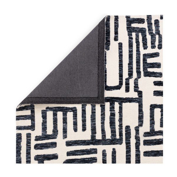 Kilimas juodos ir baltos spalvos 200x290 cm Mason – Asiatic Carpets-image-4