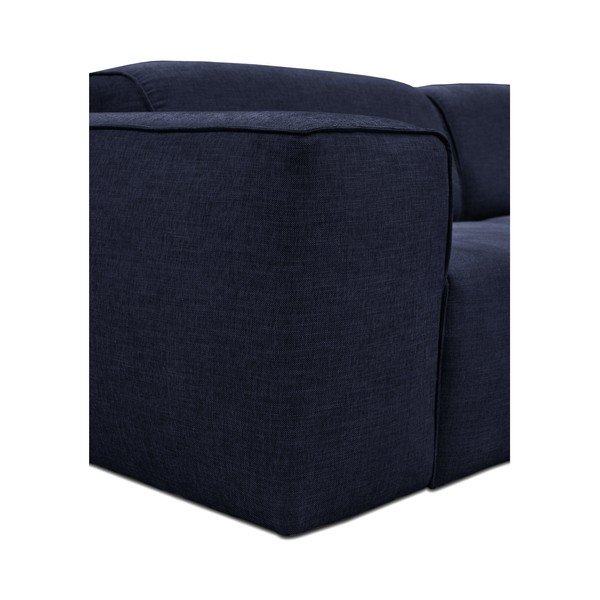 Mėlyna trijų vietų sofa su pufu Cosmopolitan Design Phoenix-image-4