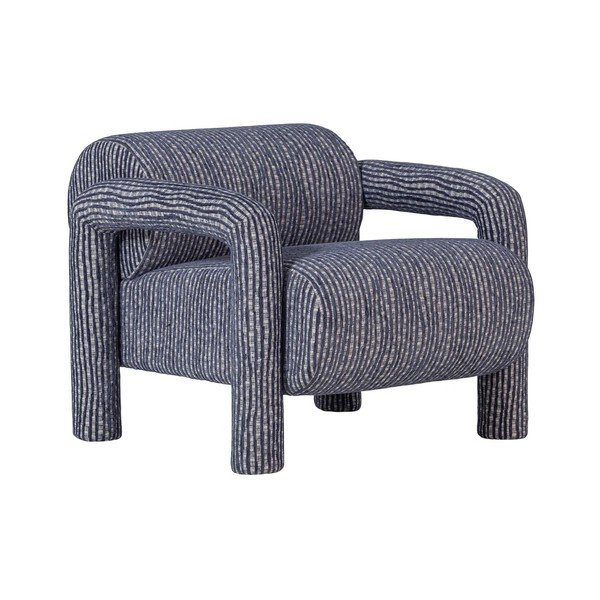 Pilkai mėlynos spalvos krėslas Lenny – WOOOD