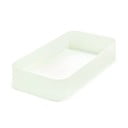 Balta dėžutė iDesign Eco, 21,3 x 43 cm