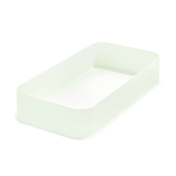 Balta dėžutė iDesign Eco, 21,3 x 43 cm