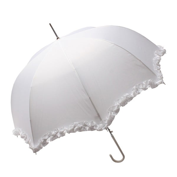 Baltas vestuvinis skėtis "Marry Me", ⌀ 92 cm