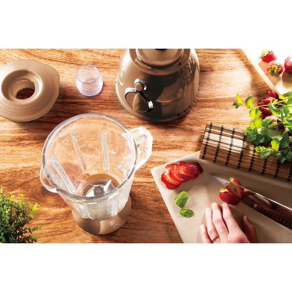 Smėlio spalvos plaktuvas Rosegold Metallic Line - BerlingerHaus-image-1