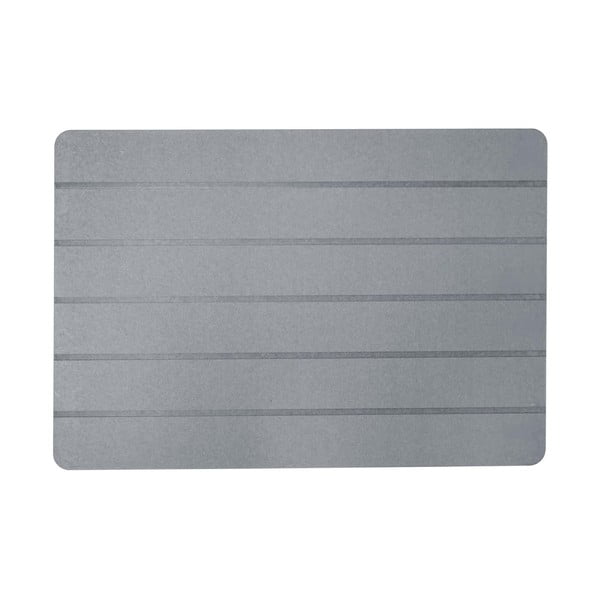Pilkos spalvos vonios kilimėlis 50x70 cm Baline – douceur d'intérieur