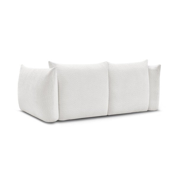 Baltos spalvos sofa iš boucle 234 cm Azra – Bobochic Paris-image-4