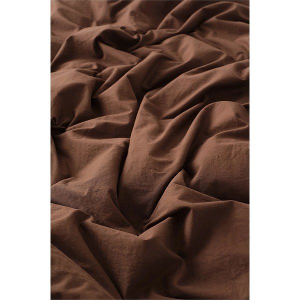 Rudos spalvos iš organiškos medvilnės viengulė patalynė 150x200 cm Juliette – Ellos Home-image-2