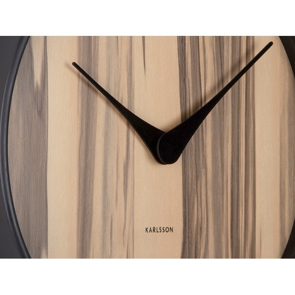 Sieninis laikrodis ø 40 cm  Wood Melange – Karlsson-image-3