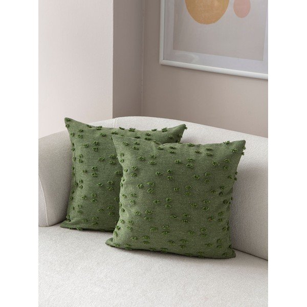 Dekoratyviniai pagalvių užvalkalai 2 vnt. 43x43 cm Tuffet – Mioli Decor-image-1