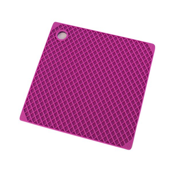 Silikoninis puodų kilimėlis, rožinis/violetinis