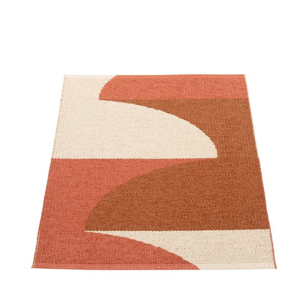 Raudonos plytų spalvos lauko ir vidaus kilimas 70x90 cm Hill Brick Rust – Pappelina-image-2