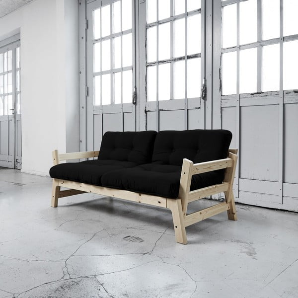 Sofa lova "Karup Step" natūrali/juoda
