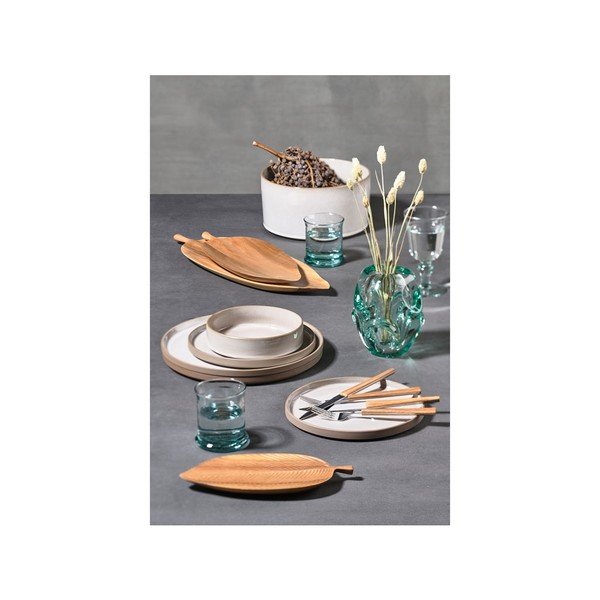 Kreminės spalvos molinis serviravimo dubuo Villa Collection Jord, ø 23,5 cm-image-1