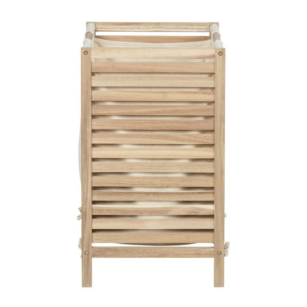 Skalbinių krepšys iš medienos natūralios spalvos 48 l Acina – Wenko-image-1