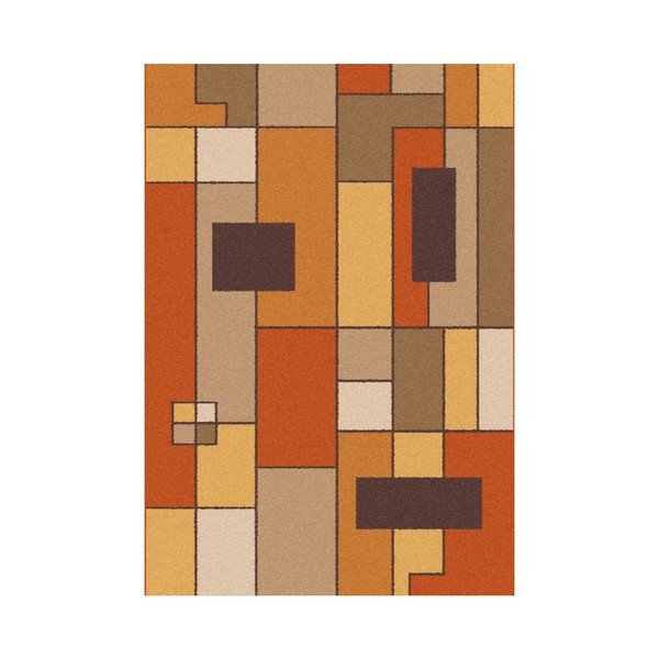 Oranžinis ir rudas kilimas "Universal Boras Rust", 190 x 280 cm