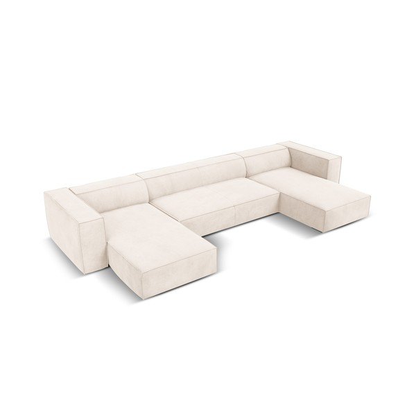 Kreminė kampinė sofa (U formos) Madame - Windsor & Co Sofas-image-2