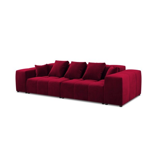 Raudono aksomo sofa 320 cm Rome Velvet - Cosmopolitan Design-image-2