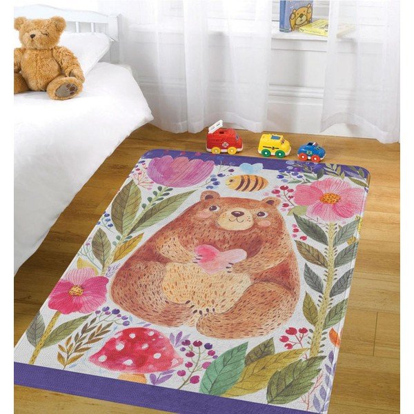 Vaikiškas kilimas "OYO Kids Bear With Heart", 80 x 140 cm-image-1