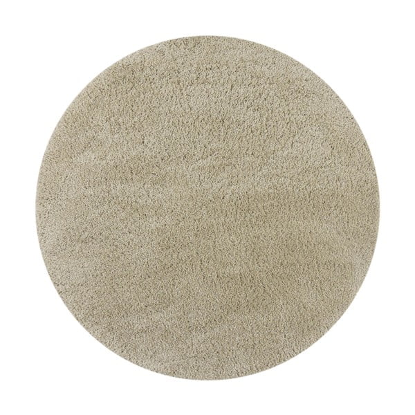 Apvalios formos kilimas smėlio spalvos ø 133 cm – Flair Rugs