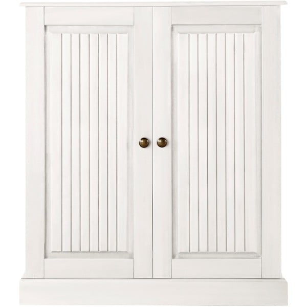 Iš pušies masyvo spintelė baltos spalvos 100x34 cm Mille – Støraa