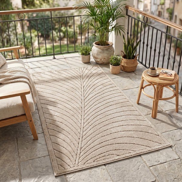 Smėlio spalvos lauko kilimas 80x250 cm Nova 1204 – Ayyildiz Carpets-image-1