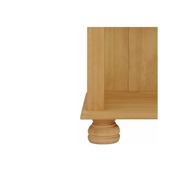 Iš pušies masyvo knygų spinta  natūralios spalvos 77x116 cm Ella – Støraa-image-4