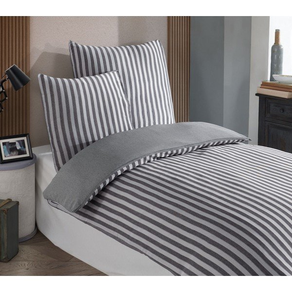 Viengulė patalynė antracito spalvos 140x200 cm Road Potlu – Mijolnir