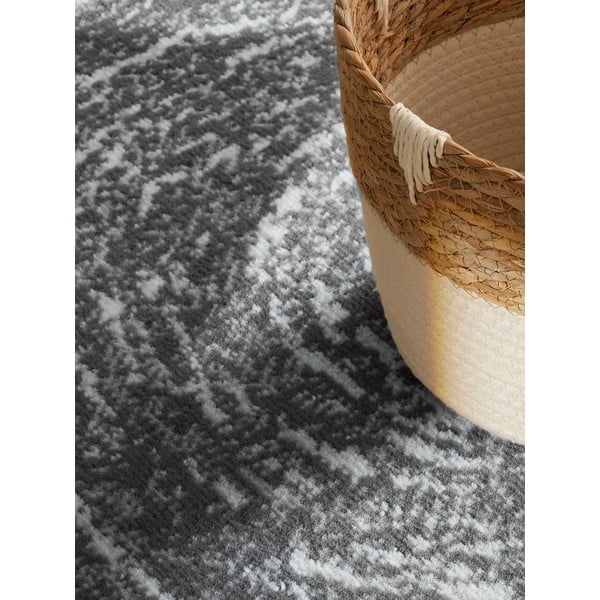 Pilkos spalvos/kreminės spalvos apvalios formos kilimas ø 120 cm Gloria Cavallo – Hanse Home-image-4