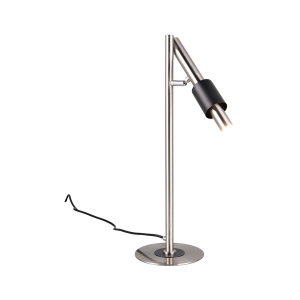 Juodos spalvos/sidabrinės spalvos stalinis šviestuvas LED (aukštis 50 cm) Ikaris – Trio Select-image-2
