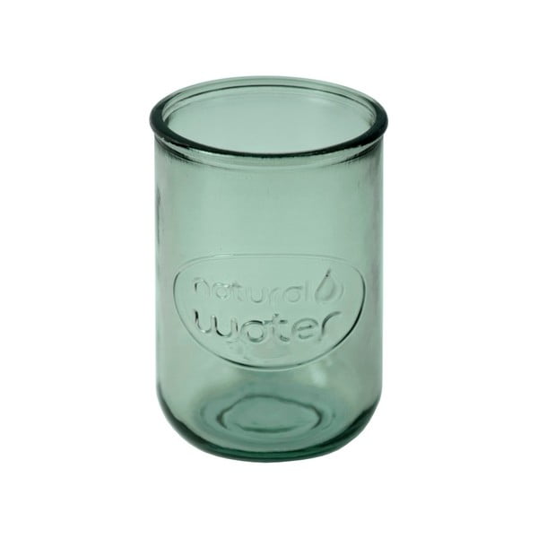 Šviesiai žalias perdirbto stiklo indelis Ego Dekor Water, 0,4 l