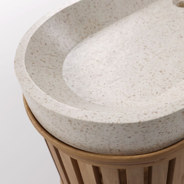 Praustuvo spintelė iš tikmedžio Kave Home Rokia-image-3