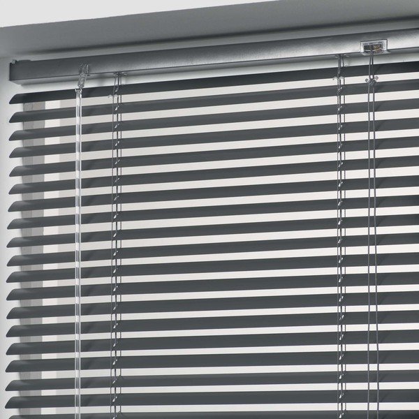 Žaliuzės iš metalo tamsiai pilkos spalvos 90x130 cm Venitien – douceur d'intérieur-image-1