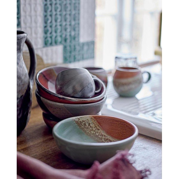 Rudos spalvos iš keramikos puodelis 280 ml Paula – Bloomingville-image-1