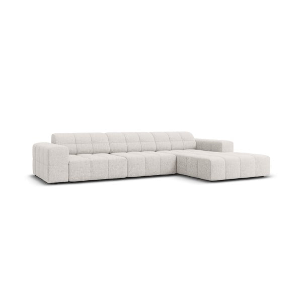 Kampinė sofa šviesiai pilkos spalvos (su dešiniuoju kampu) Chicago – Cosmopolitan Design-image-3