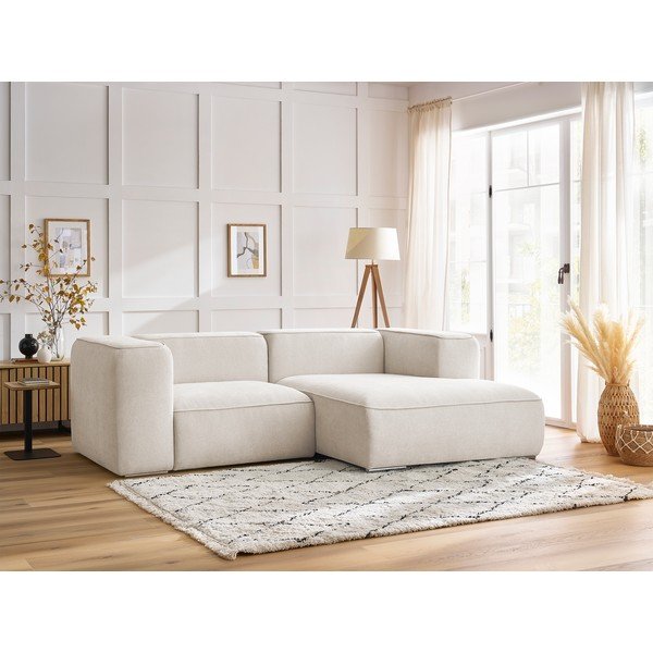 Kampinė sofa baltos spalvos Zephyr – Bobochic Paris-image-1