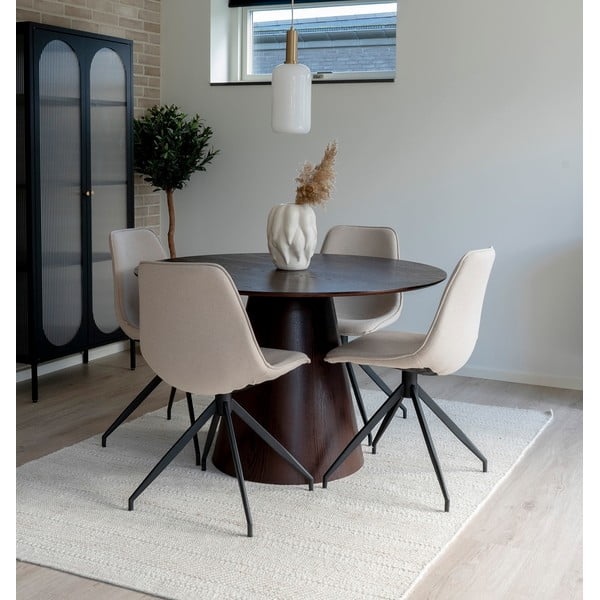 Valgomojo kėdės smėlio spalvos 2 vnt. Monaco – House Nordic-image-1