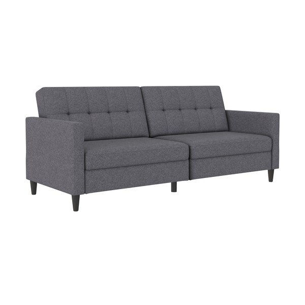 Pilkos spalvos sulankstoma sofa 203 cm Hartford – Støraa-image-2