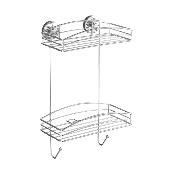 Savarankiška dviejų lygių lentyna Wenko Vacuum-Loc, iki 33 kg apkrovos-image-2