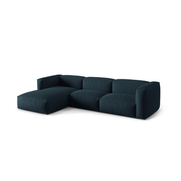 Modulinė kampinė sofa tamsiai mėlynos spalvos (su kairiuoju kampu) Martina – Micadoni Home-image-3