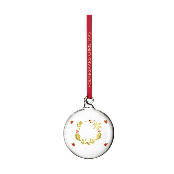 Iš stiklo pūsti Kalėdų eglutės žaisliukai ø 6,5 cm Ann-Sofi Romme Annual Christmas Bauble – Holmegaard