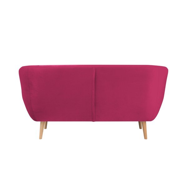 Rožinė dvivietė sofa Mazzini Sofas Amelie-image-3
