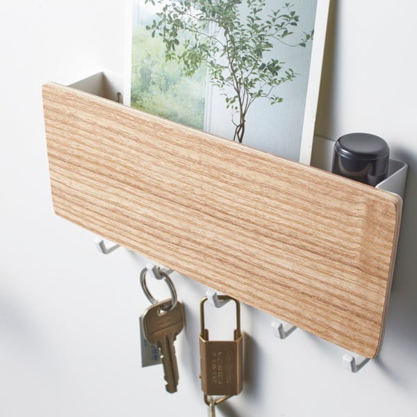 Balta sieninė pakaba raktams YAMAZAKI Rin-image-2