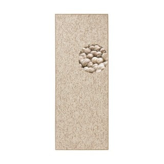 Kilimas šviesiai rudos spalvos 80x300 cm Wolly – BT Carpet
