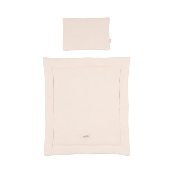 Vaikiškos lovelės rinkinys kreminės spalvos – Malomi Kids