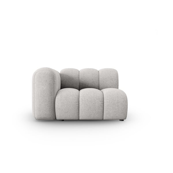 Modulinė sofa šviesiai pilkos spalvos (su kairiuoju kampu) Lupine – Micadoni Home