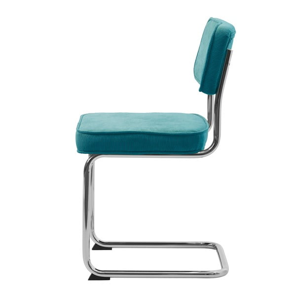 Iš velveto valgomojo kėdė turkio spalvos Rupert – Unique Furniture-image-4