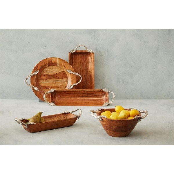 Iš medienos padėklas 14x47 cm Vine – Premier Housewares-image-1