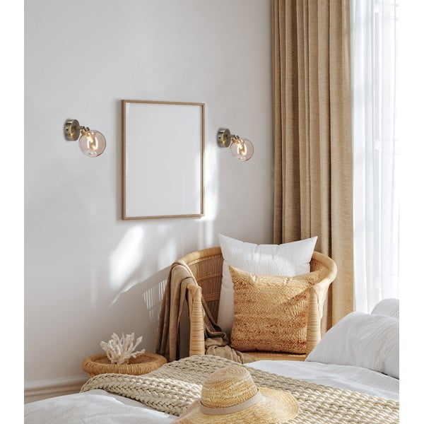 Sieninė lempa bronzinės spalvos ø 10 cm Rodia – Candellux Lighting-image-1