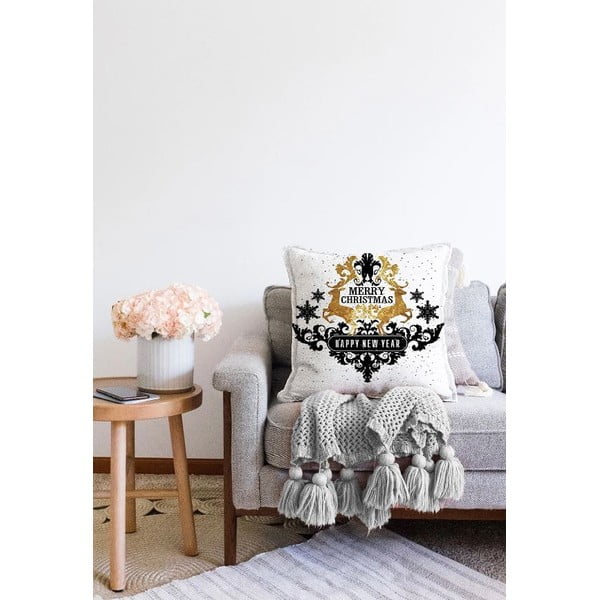 Dekoratyvinis pagalvės užvalkalas su Kalėdų motyvu 43x43 cm – Mila Home-image-2